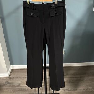 Ann Taylor Petite Black Curvy Pants